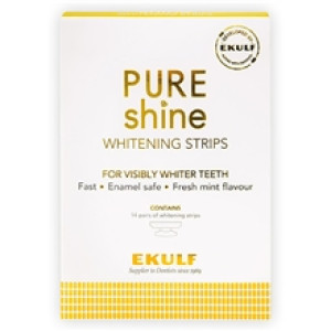Ekulf Pure Shine Whitening Strips 14 stk/pakke