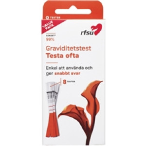 Graviditetstest testa ofta 8 stk/pakke