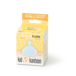 Kid Kanteen Baby Nipple Medium Flow 2 stk/pakke