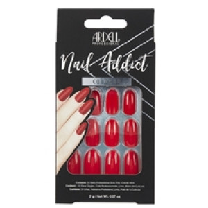 Ardell Nail Addict Colored 1 set Cherry Red