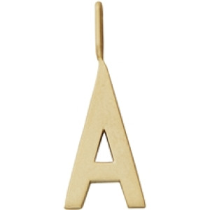 Design Letters Archetype Charm 16 mm Gold A-Z A