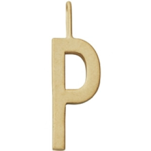 Design Letters Archetype Charm 16 mm Gold A-Z P