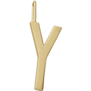 Design Letters Archetype Charm 16 mm Gold A-Z Y