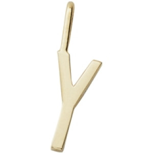 Design Letters Archetype Charm 10 mm Gold A-Z Y