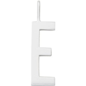 Design Letters Archetype Charm 16 mm Silver A-Z E