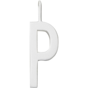 Design Letters Archetype Charm 16 mm Silver A-Z P