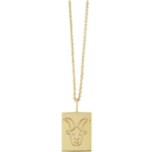 Zodiac by Design Letters - Capricorn Gold