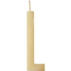 Design Letters Archetype Charm 30 mm Gold A-Z L