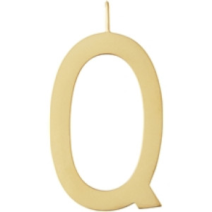 Design Letters Archetype Charm 30 mm Gold A-Z Q