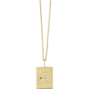 Zodiac by Design Letters - Aries Gold