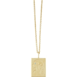 Zodiac by Design Letters - Virgo Gold