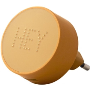 Design Letters Pearl Charger Mustard