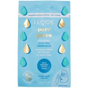I Love Pure Pores Cleansing Aloe Vera Cream Mask 10 ml