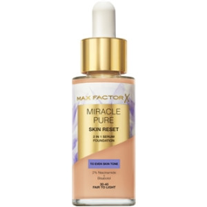 Max Factor Miracle Pure Skin Reset 2in1 Serum Foundation 30 ml 30-40 Fair to Light