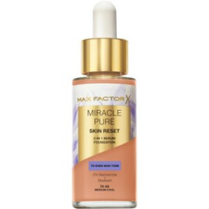 Max Factor Miracle Pure Skin Reset 2in1 Serum Foundation 30 ml 70-85 Medium Cool
