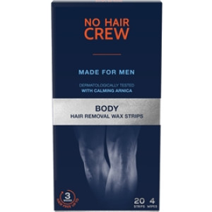 No Hair Crew Body Hair Removal Wax Strips 1 set