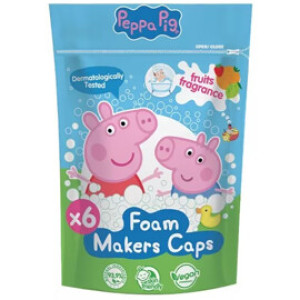 Peppa Pig Foam Makers Caps 6 stk/pakke