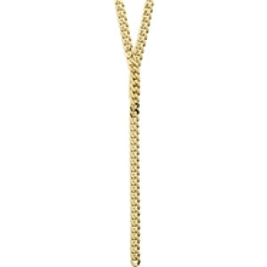 12221-2011 COURAGEOUS Curb Chain Y Necklace