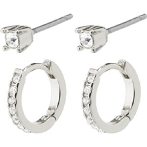 63223-6003 MILLE Crystal Hoops & Earstuds Set 1 set