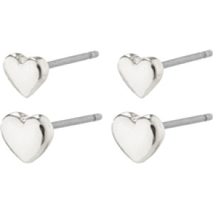 66231-6003 AFRODITTE Heart Earrings 2-In-1 Set 1 set