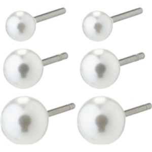 69231-6013 ELISA Pearl Earrings 3-In-1 Set 1 set