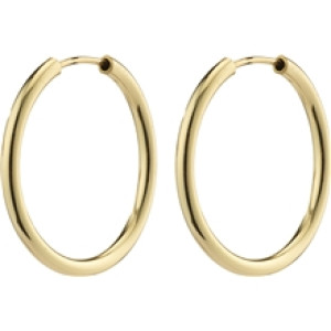 28232-2003 APRIL Gold Small Hoop Earrings 1 set