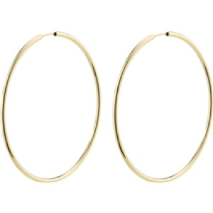 28232-2023 APRIL Gold Large Hoop Earrings 1 set