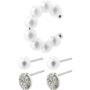 14234-6013 BEAT Earrings & Cuff 3 In 1 Set 1 set
