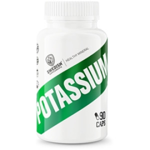 Swedish Supplements Potassium 90 kapsler