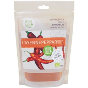 Mother Earth Cayennpeppar Mald 250 gram