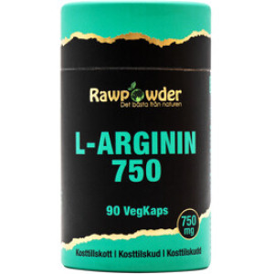 Rawpowder L-Arginin  750mg 90 kapsler