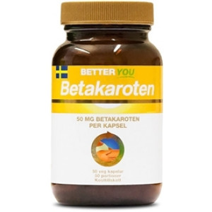 Better You Betakaroten 50mg 50 kapsler
