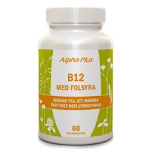 B12 med Folsyra 60 tabletter