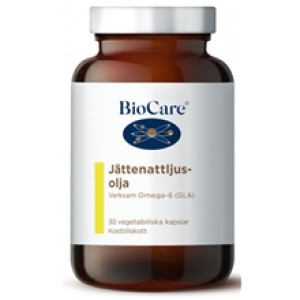 BioCare Jättenattljusolja 30 kapsler