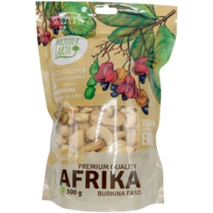 Mother Earth Cashewnötter hela EKO 500 gram