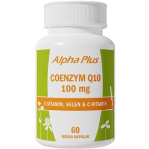 Alpha Plus Coenzyme Q10 60 kapsler