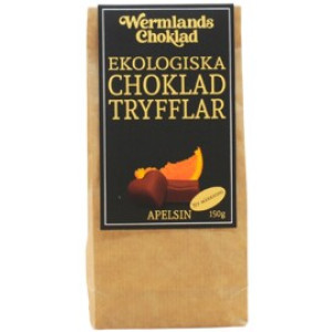 WermlandsChoklad Tryfflar Apelsin 150 gram