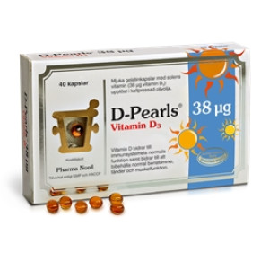 Pharma Nord D-Pearls 38 µg 40 kapsler