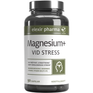 Elexir Pharma Magnesium+ Vid stress 90 kapsler