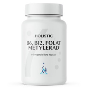 Holistic B6 B12 Folat metylerad 60 kapsler