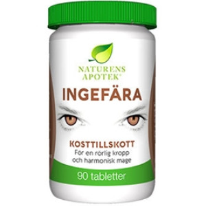 Naturens Apotek Ingefära 90 tabletter
