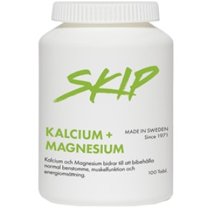 Skip Kalcium Magnesium 100 tabletter