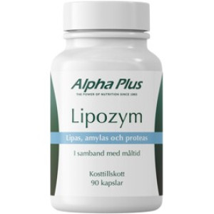 Alpha Plus Lipozym 90 kapsler