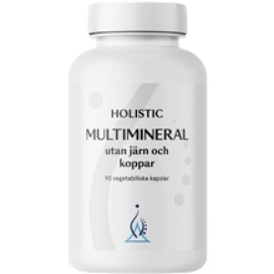 Multimineral utan järn och koppar 90 kapsler