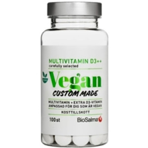 Multivitamin vegan D-vitamin++ 100 tabletter