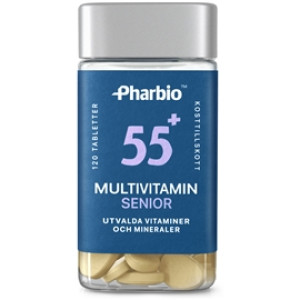Pharbio Multivitamin Senior 55+ 120 stk