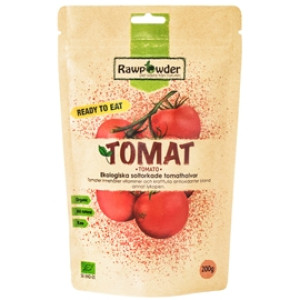 Rawpowder Tomater Soltorkade EKO RAW 200 gram