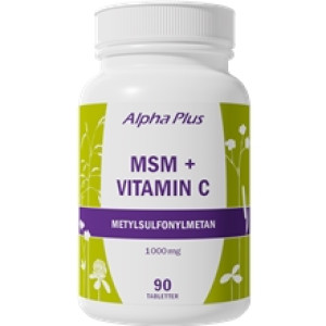MSM + Vitamin C 90 tabletter