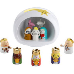 Alessi Figure Presepe, julekrybbe inkl figurer 1 set
