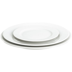 Sancerre tallerken flat 31.5 cm Hvit
